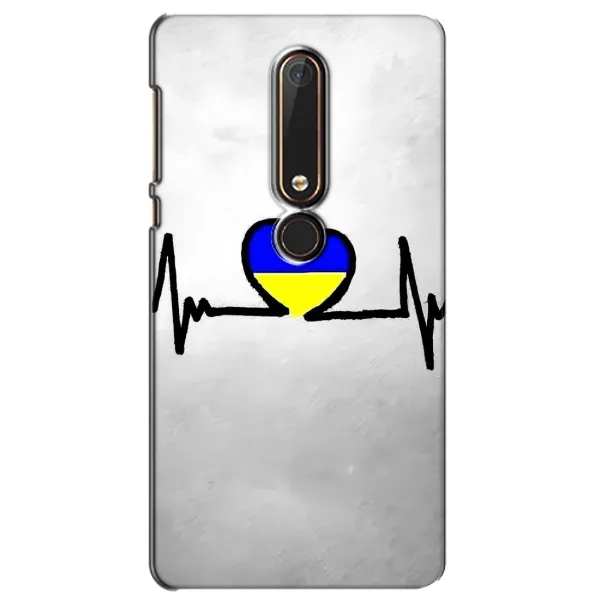 Чехол с рисунком «Украинская кардиограмма» для Nokia 6 2018 Чехол с рисунком «Украинская кардиограмма» для Nokia 6 2018