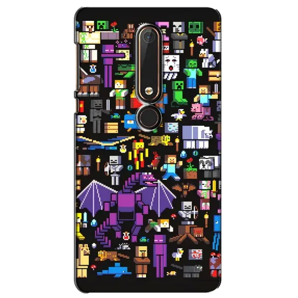 Чехол с рисунком «Все персонажи» для Nokia 6 2018