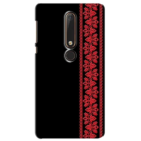 Чехол с рисунком «Вышиванка на черном» для Nokia 6 2018 Чехол с рисунком «Вышиванка на черном» для Nokia 6 2018
