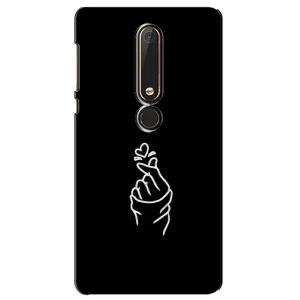 Чехлы (Знак сердечка) на Nokia 6 2018 (Знак Сердечка)