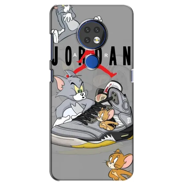 Чехол с рисунком «Air Jordan» для Nokia 7.2