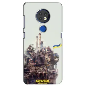 Чехлы на военную тематику для Nokia 7.2 (Азовсталь)