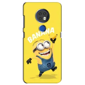 Мультяшный принт на Чехол для Нокиа 7.2 (Banana)