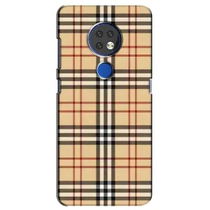 Чехол с рисунком «Burberry стиль» для Nokia 7.2