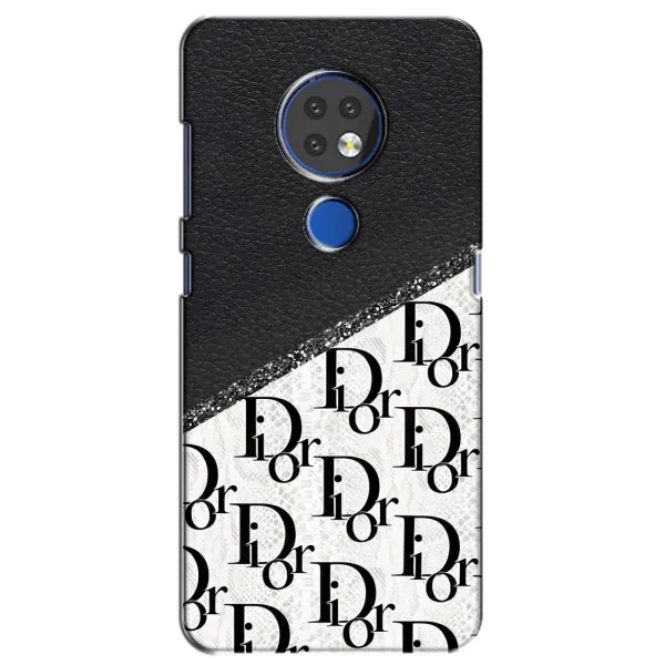 Чехол с рисунком «Диор» для Nokia 7.2