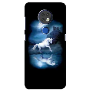 Чехол Unicorn на Nokia 7.2 (Единорог)