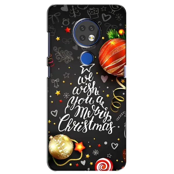Чехол с рисунком «Елочка» для Nokia 7.2