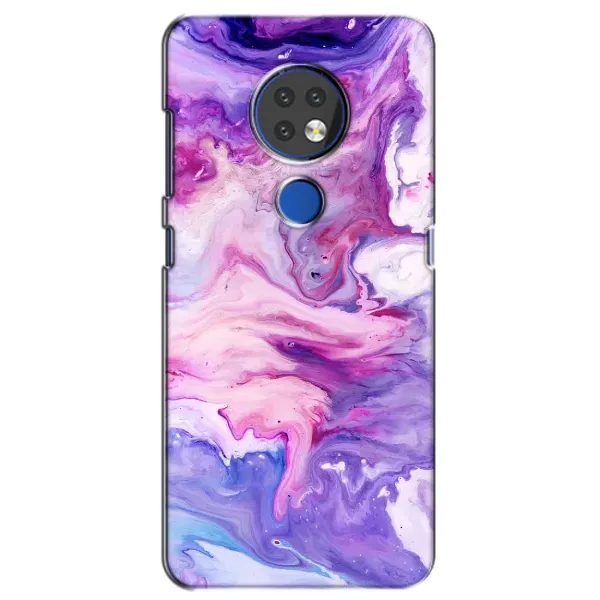 Чехол с рисунком «Фиолетовый мрамор» для Nokia 7.2 Чехол с рисунком «Фиолетовый мрамор» для Nokia 7.2