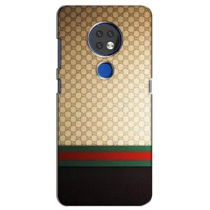 Чехлы Бренд GUCCI для Nokia 7.2 (Фон Гуччи)