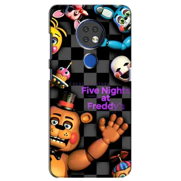 Чехол с рисунком «Freddy's» для Nokia 7.2