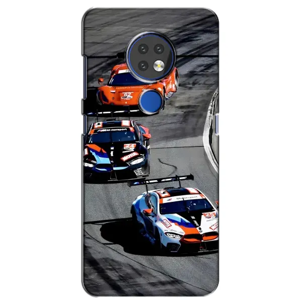 Чехол с рисунком «Гонщики» для Nokia 7.2