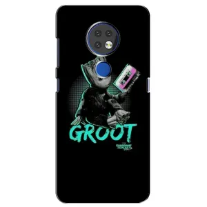 Чехол Супергерои Марвел на Нокиа 7.2 (Groot)
