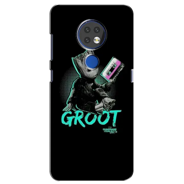 Чехол с рисунком «Groot» для Nokia 7.2