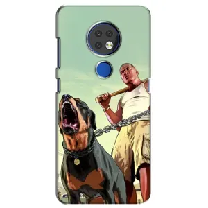 Чехол с рисунком «GTA» для Nokia 7.2
