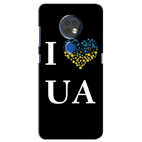 Чохол з малюнком «I Love UA» для Nokia 7.2 Чохол з малюнком «I Love UA» для Nokia 7.2