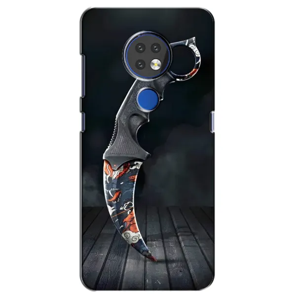 Чехол с рисунком «Кинжал КС ГО» для Nokia 7.2 Чехол с рисунком «Кинжал КС ГО» для Nokia 7.2