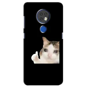 Чехол с рисунком «Кот в слезах» для Nokia 7.2