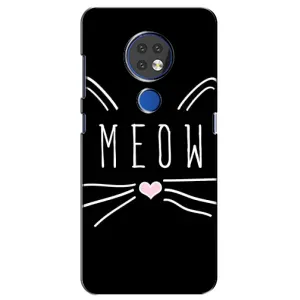Бампер с изображением Котиков для Нокиа 7.2 (КОТИК MEOW)