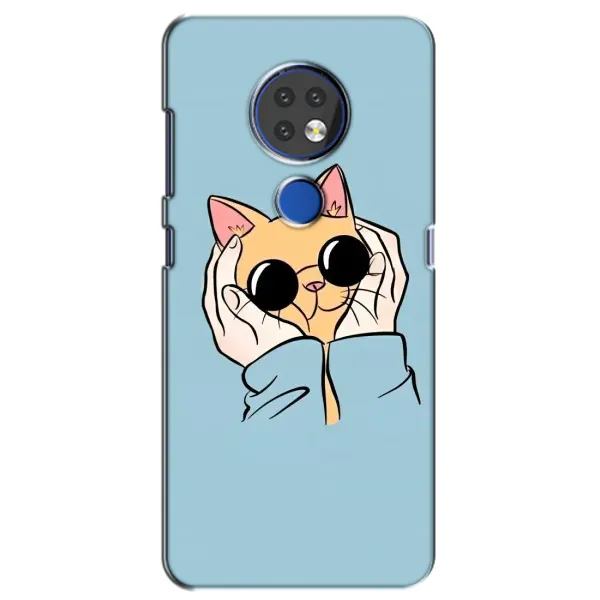 Чехол с рисунком «КОТИК в очках» для Nokia 7.2 Чехол с рисунком «КОТИК в очках» для Nokia 7.2