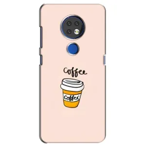 Чехол с изображением вкусной еды для Nokia 7.2 (Кружка кофе)