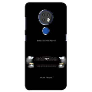 Чехлы с тематикой "Крутые машины" на Nokia 7.2 (Черный Land Rover)