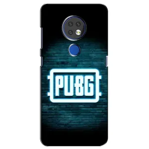 Чехол (TPU) с картинкой "Лого Пабг" на Нокиа 7.2 (Лого PUBG)