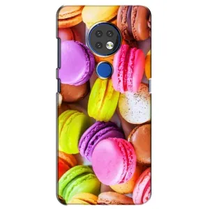 Чехол с изображением вкусной еды для Nokia 7.2 (Макаруны)
