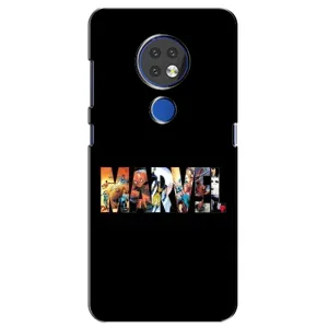 Силиконовый Чехол для Nokia 7.2 (MARVEL)