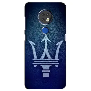 Чехлы с тематикой "Крутые машины" на Nokia 7.2 (Лого Maserati)
