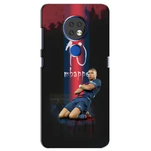 Чехол (TPU) с Футболистом на Nokia 7.2 (MBAPPE 10)