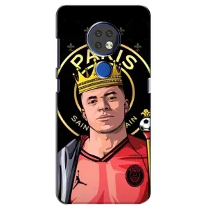 Чехол (TPU) с Футболистом на Nokia 7.2 (Mbappe King)