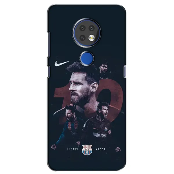 Чехол с рисунком «Месси 10» для Nokia 7.2