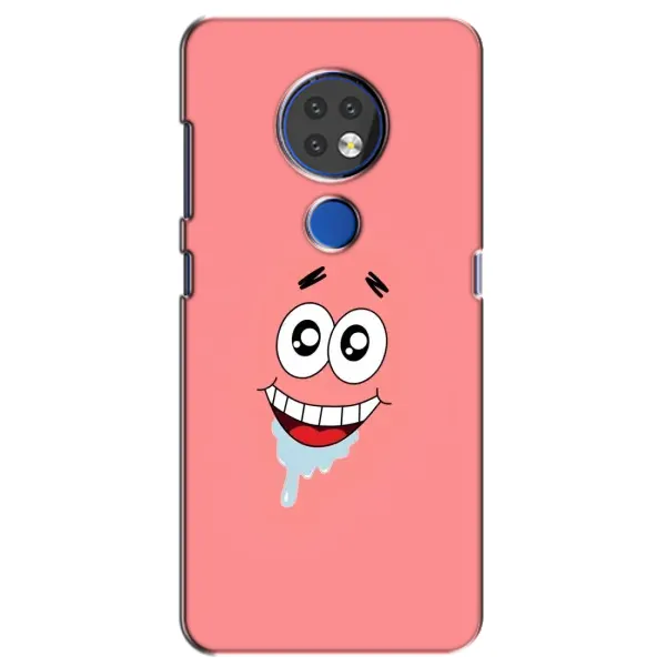 Чехол с рисунком «Мордочка Патрика» для Nokia 7.2