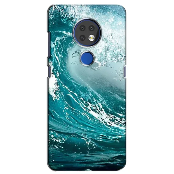 Чехол с рисунком «Морская волна» для Nokia 7.2 Чехол с рисунком «Морская волна» для Nokia 7.2