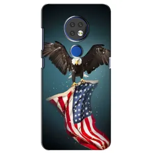 Чохол Прапор USA для Nokia 7.2 (Орел і прапор)