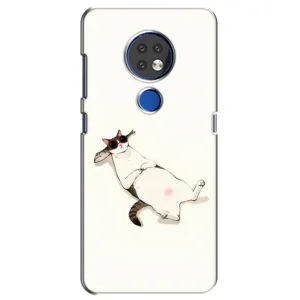 Чехол на тематику: Коты для Nokia 7.2 (Отдых)