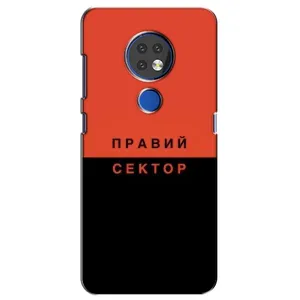 Чехлы УПА (Красно-Чёрный) на Nokia 7.2 (Правый Серктор)