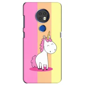 Чехол Unicorn на Nokia 7.2 (Радужный Единорог)