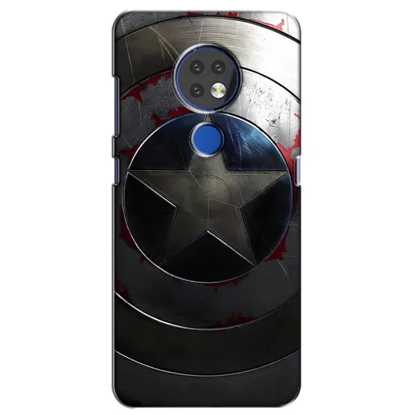 Чехол с рисунком «Ретро Щит Капитана» для Nokia 7.2 Чехол с рисунком «Ретро Щит Капитана» для Nokia 7.2