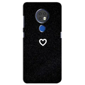 Чехлы с тематикой "Маленькие Сердечки" на Nokia 7.2 (Сердечко)