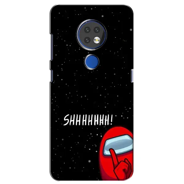 Чехол с рисунком «SHHHHH» для Nokia 7.2 Чехол с рисунком «SHHHHH» для Nokia 7.2