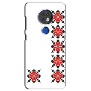 Силиконовый Чехол на Nokia 7.2 с картинкой Вышиванки (Силуэт вышиванки)
