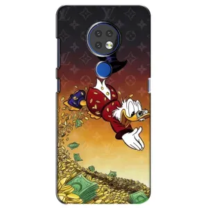 Силиконовый чехол для Nokia 7.2 (Скрудж Луи Виттон)