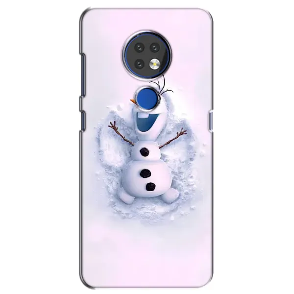 Чехол с рисунком «Снеговик Олов» для Nokia 7.2