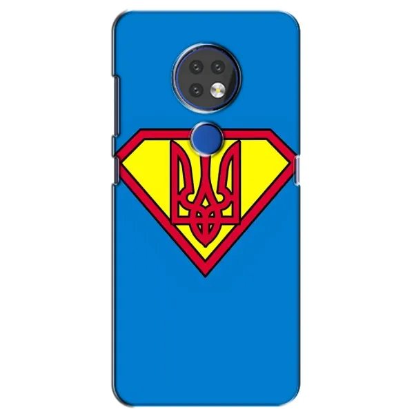 Чехол с рисунком «Super - Герб» для Nokia 7.2 Чехол с рисунком «Super - Герб» для Nokia 7.2