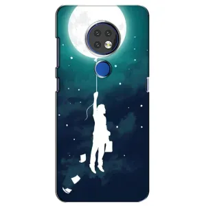 Чехол (ТПУ) с планетами на Nokia 7.2 (To The moon)