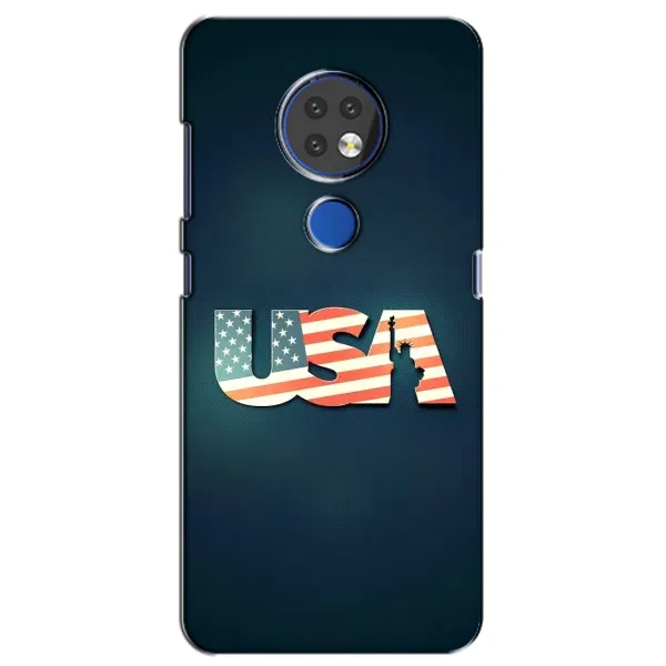 Чехол с рисунком «USA» для Nokia 7.2