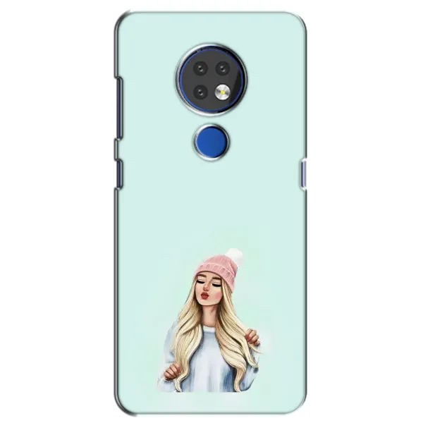 Чехол с рисунком «В шапке» для Nokia 7.2