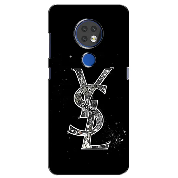 Чехол с рисунком «YSL» для Nokia 7.2