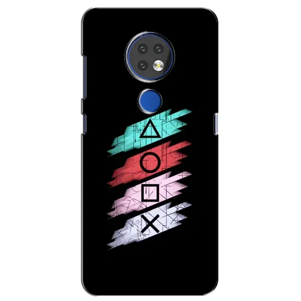 Чехол с рисунком «Значки Sony» для Nokia 7.2 Чехол с рисунком «Значки Sony» для Nokia 7.2